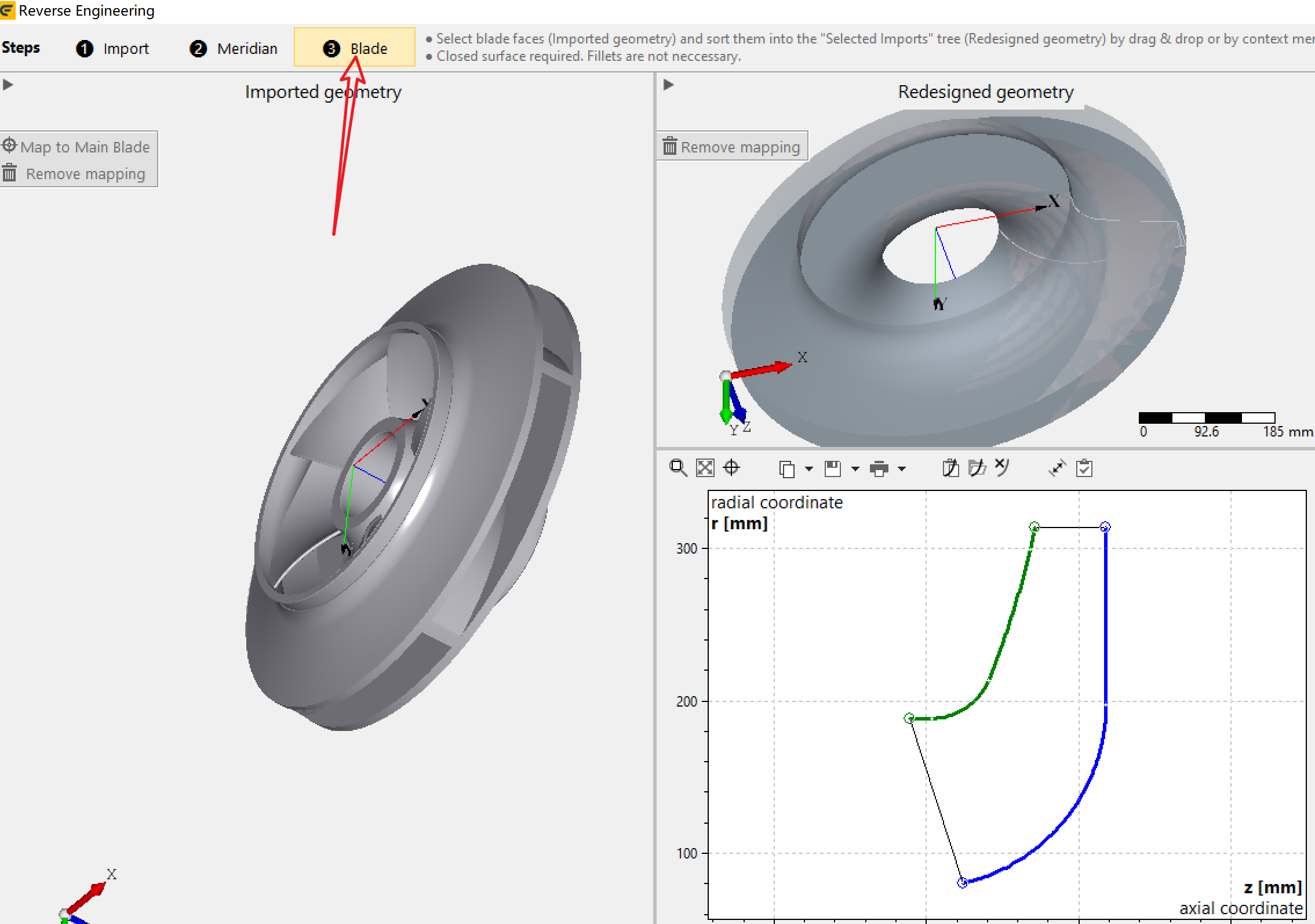 Cfturbo2022逆向设计离心泵叶轮教程